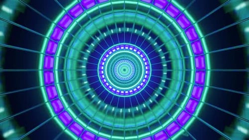 Striking Hypnotic Tunnel Background