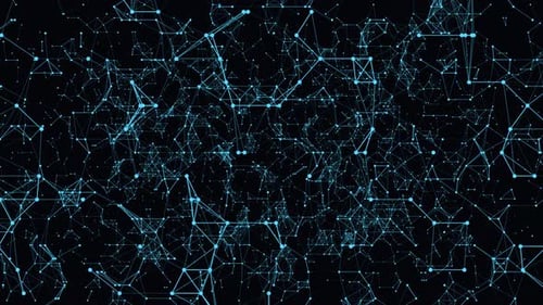 Fundo abstrato de plexo digital e linhas, pontos, conexão de rede, ciência e tecnologia. 5453