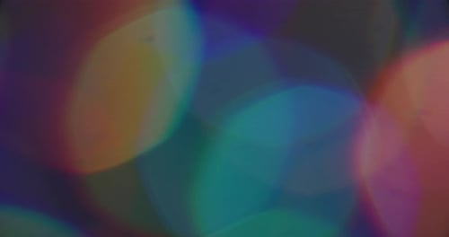 Bokeh Light Lens Flare Neon Rainbow Texture Art