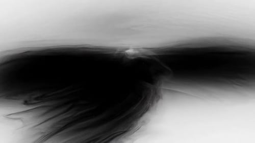 Schwarz Weiß Smoky Gradient