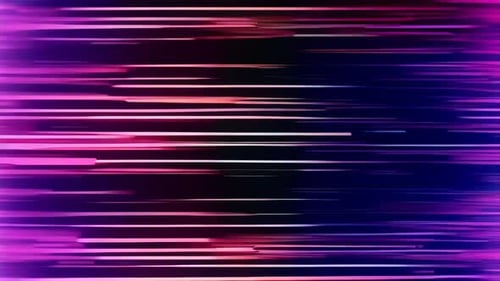 Dynamic Neon Light Streaks Loop Background