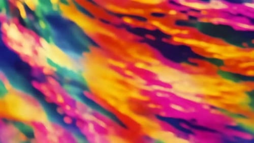 Abstract Multi Color Iridescent Fluid Flow Texture