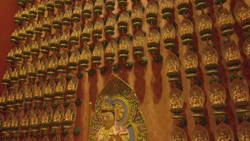 MANJUSHRI statue at Buddha Tooth Relic Temple sculpture rabbit year chinese new year Chinatown Singa