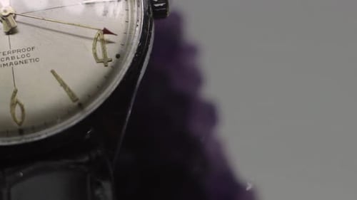 Vintage Wristwatch Macro Close Up Time Passing