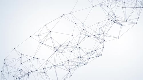 White Plexus Network Background Loop V4