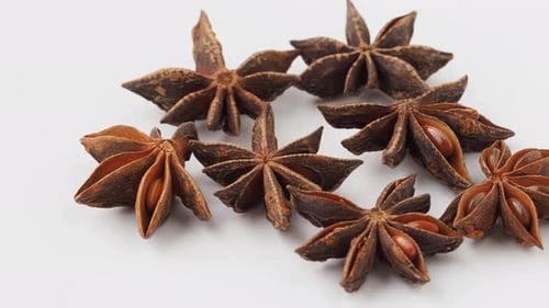 Aromatic Star Anise Spice Close Up