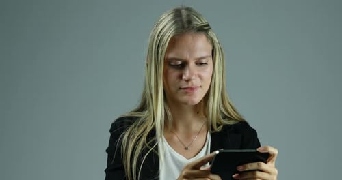 Young Woman Using Smartphone