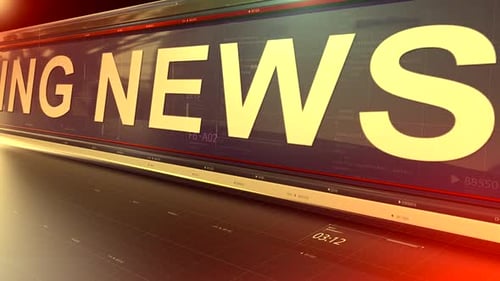 Dynamic Breaking News Broadcast Title Animation