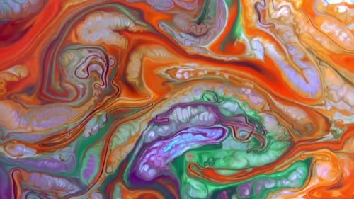 Abstract Colorful Ink Movements Spreads On Water Texture 161