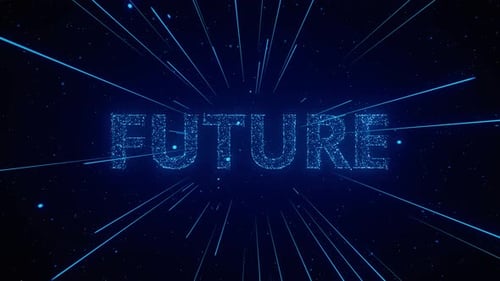 Future : une animation de particules