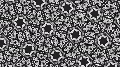 Fond d'animation de motifs isométriques fluides | Fond de motifs de récompenses