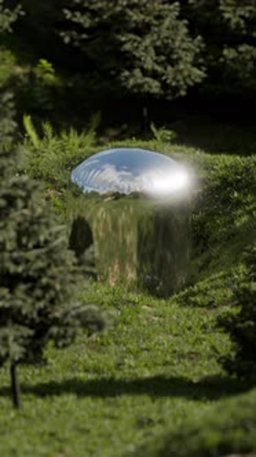 Surreal Shape Inflating Loop 3D Animation