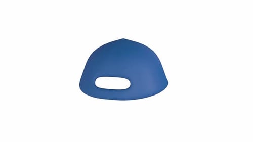 Blue Safety Helmet with Side Opening