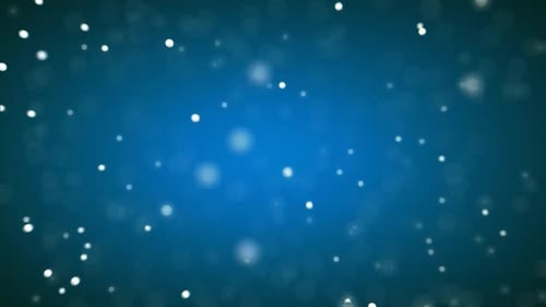 Animated Falling Snow Particles Winter Loop Background