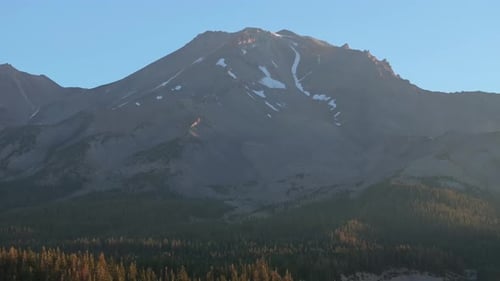 Breathtaking View of Mt. Shasta at Dusk in Serene California Setting