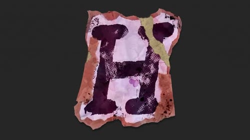Grunge Ripped Paper Reveal Animation