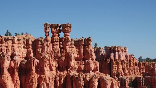 Stunning views overlook the unique rock formations and vibrant colors of the Bryce Canyon landscape