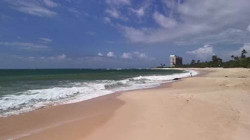 Indian ocean waves Kamburugamuwa Beach Sri Lanka South Asia luxury holiday