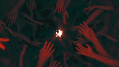 Halloween Horror Tunnel Of Arms Loop