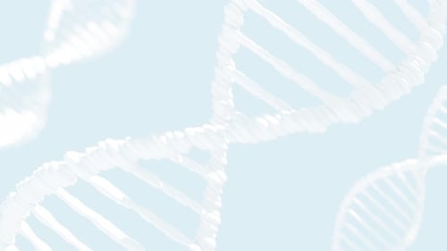 Abstract 3D DNA Strands Seamless Loop Background Animation