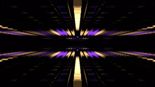 Purple And Yellow Neon Flashing Disco Retro Light Background Vj Loop In 4K