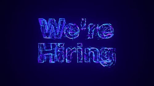 Estamos contratando texto que se construye con líneas