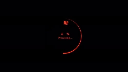 Carregando animação circular, círculo de processamento