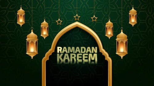 Ramadan Kareem Background Looped