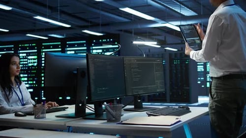 Data Center Computer Scientist Responsible for Installation of Equipment