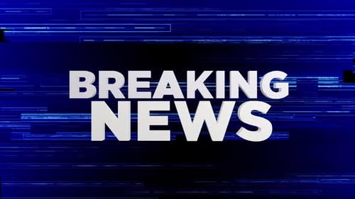 Broadcast News Transition Alpha channel Looped