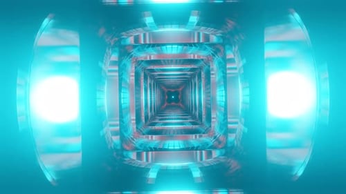 Energetic Metallic Disco Pattern with Mesmerizing Flashes in a Captivating VJ Loop