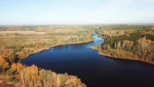 Golden Autumn And The Kabyshanka River 07