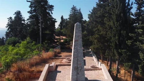 Zefat old Crusaders Fortress Aerial view