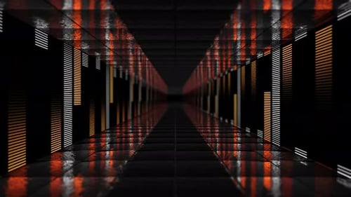 Abstract Neon Light VJ LOOP 3D Tunnel Light Effect Music Animation Neon Lines in Pink Glowing