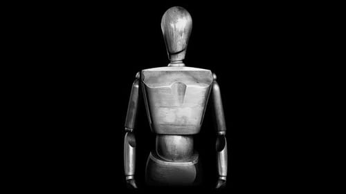 Textured 3D Mannequin Rotating Display Animation