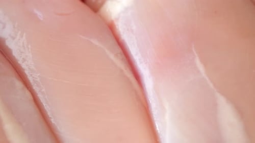 CloseUp of Raw Chicken Pieces Ready for Cooking