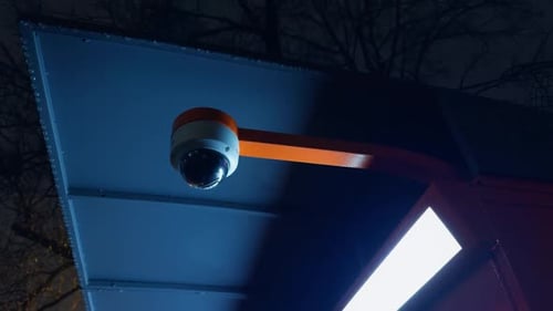 Security Camera at Night