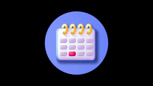 3D-анимация календаря