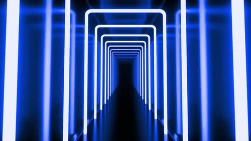 Abstract Light Stream Animation