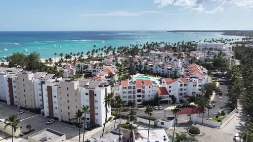 Punta Cana Skyline At Punta Cana In La Altagracia Dominican Republic.