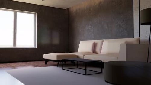 Modern living room interior