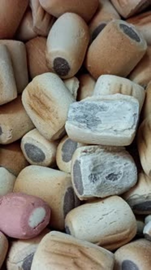 Vertical Video of Dog Biscuits
