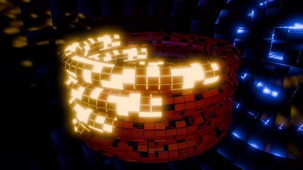 Modern Animation 4 K Vj Loop – Sleek Abstract Motion Background Red ...