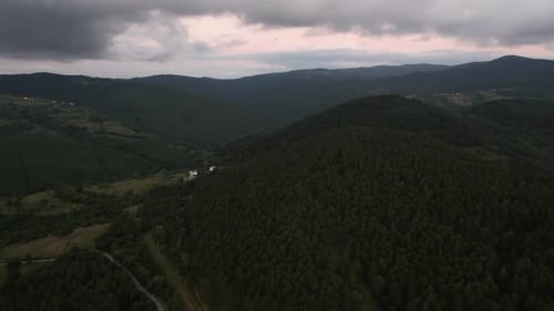 Aerial Mountainous