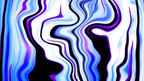 Vibrant Fluid Waves Abstract Motion Background Animation