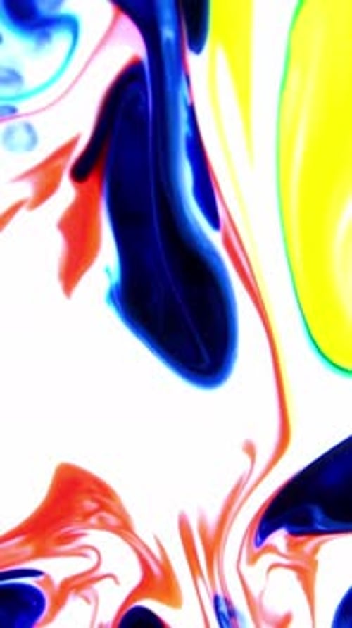 Vertical Colorful Pattern Of Creative Ink Painting Background 11