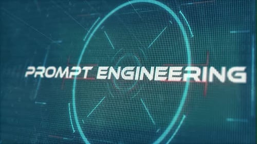 Futuristic Technology Text Reveal Opener with HUD Elements