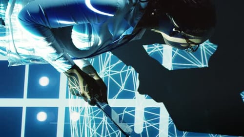 Vertical Video Technician in AI Server Farm