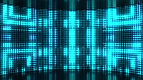Fondo de pantalla de luz azul dinámica con pantalla de cuadrícula energética