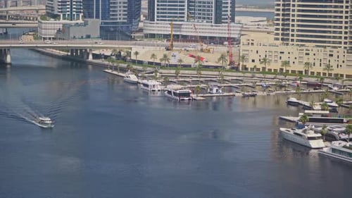 Boat in Dubai Water Canal